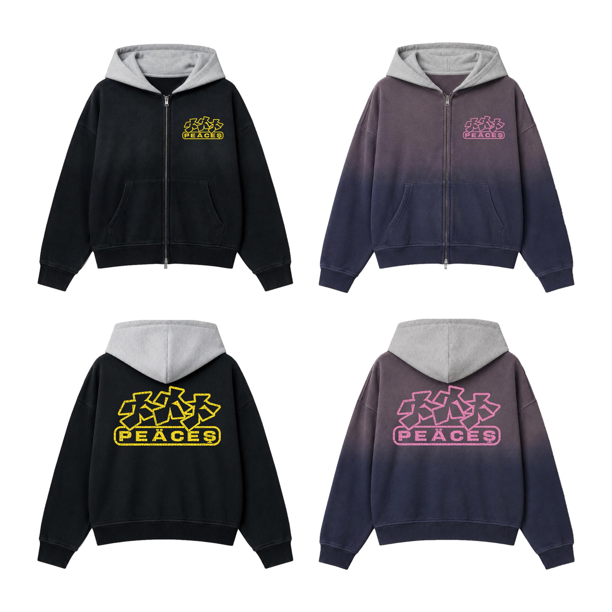 PEÄCES WORKER ZIP UP *OVERSIZED